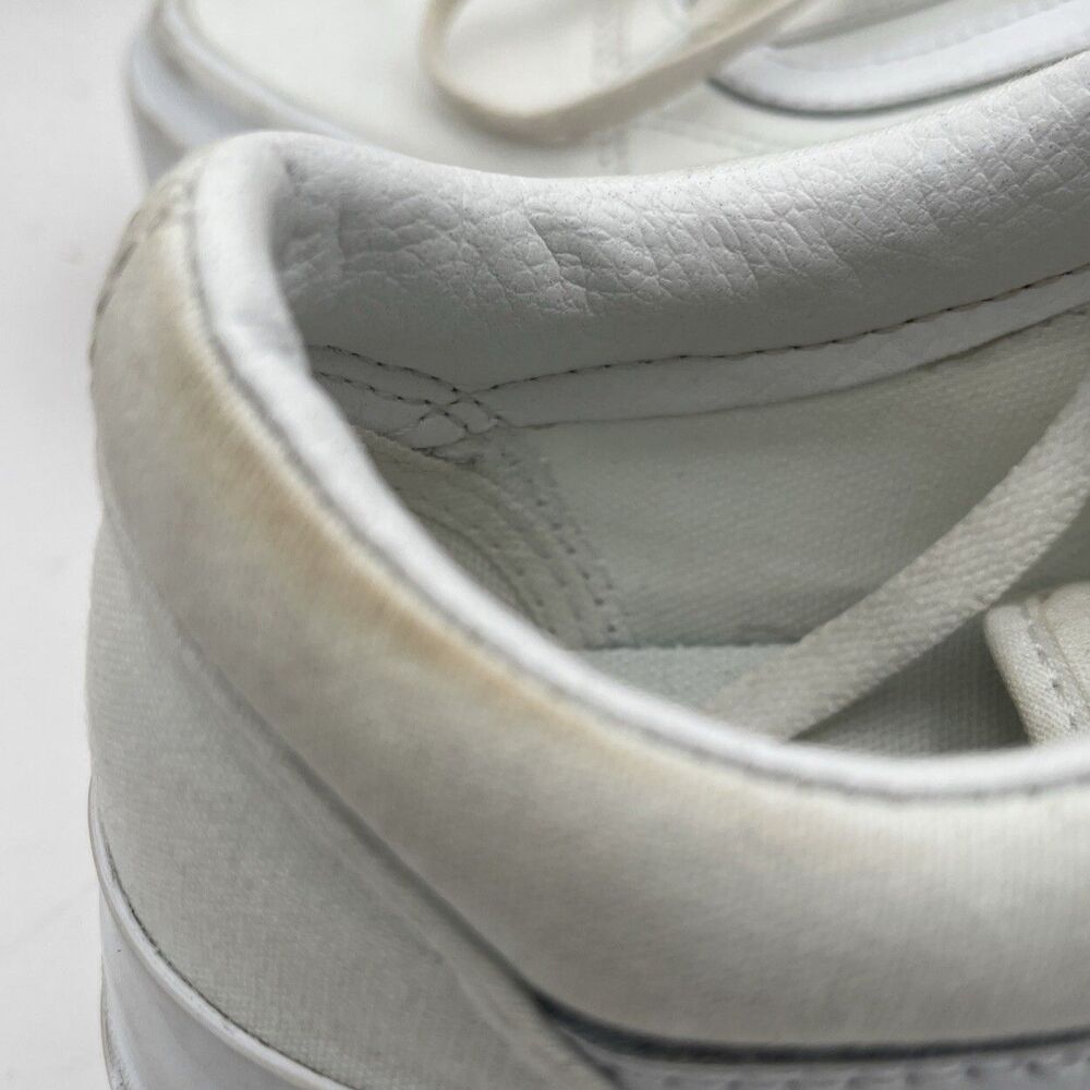 Vans Old Skool Stacked White Platform Sneakers Womens size 8.5 / Mens 7 Shoes - Picture 4 of 16